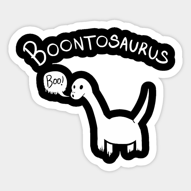 BOOntosaurs Sticker by GusDynamite